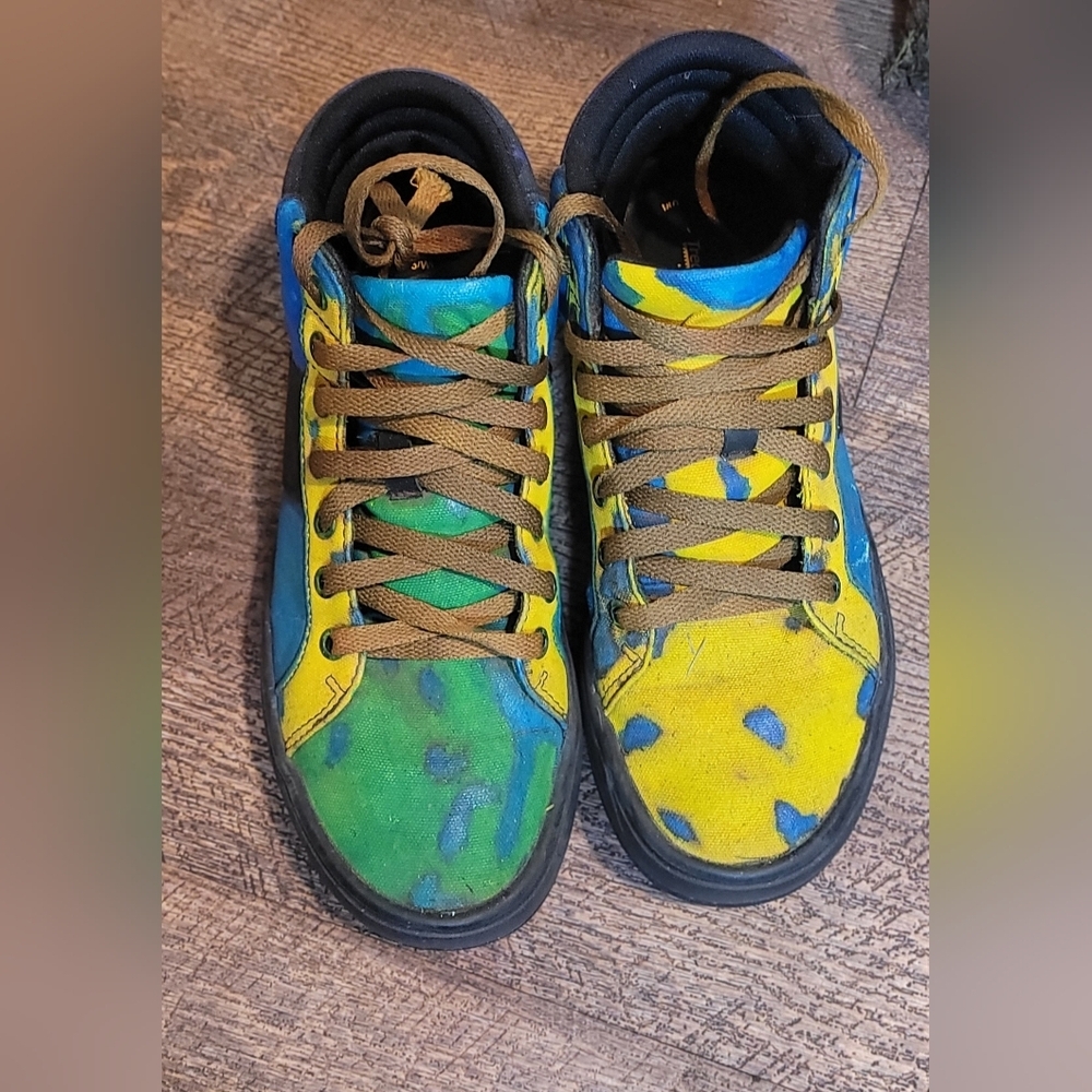 Tredsafe (OOAK) Hi-top Canvas Sneaker